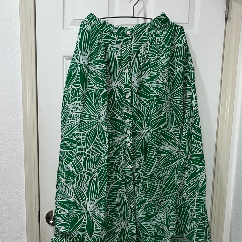 Tabitha Brown x Target - Green Floral Women's Skirt